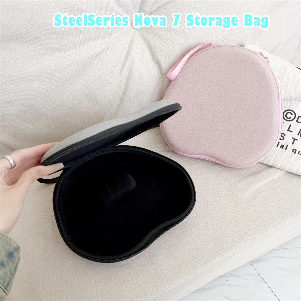 For SteelSeries Nova 7 Headphone Case Headset Earpads Storage Bag Casing Box