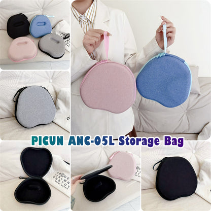 For PICUN ANC-05L Headphone Case Headset Earpads Storage Bag Casing Box