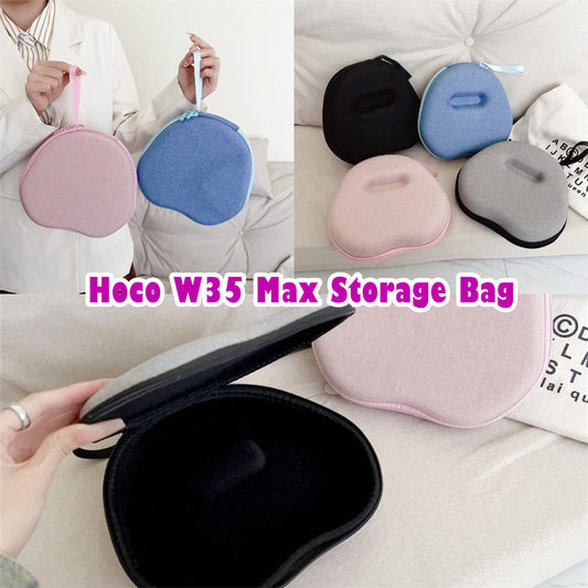 For Hoco W35 Max Headphone Case Headset Earpads Storage Bag Casing Box