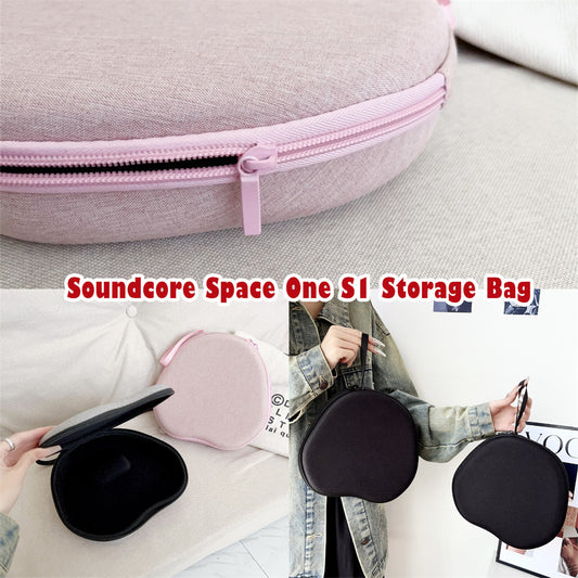 For Anker Soundcore Space One S1 Headphone Case Headset Earpads Storage Bag Casing Box