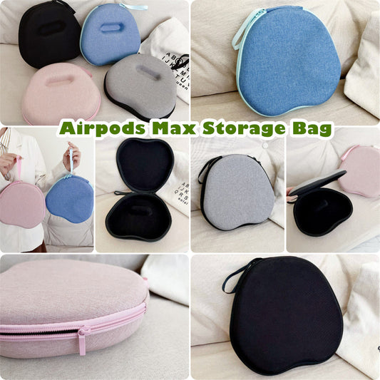 For Airpods Max Headphone Case Headset Earpads Storage Bag Casing Box