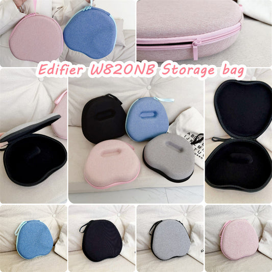 For Edifier W820NB Headphone Case Headset Earpads Storage Bag Casing Box