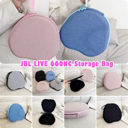 For JBL LIVE 660NC Headphone Case Headset Earpads Storage Bag Casing Box