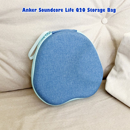 For Anker Soundcore Life Q20 Headphone Case Headset Earpads Storage Bag Casing Box