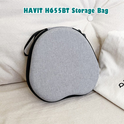 For HAVIT H655BT Headphone Case Headset Earpads Storage Bag Casing Box