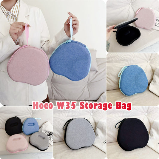 For Hoco W35 Headphone Case Headset Earpads Storage Bag Casing Box