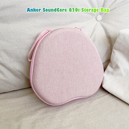 For Anker SoundCore Q20i Headphone Case Headset Earpads Storage Bag Casing Box