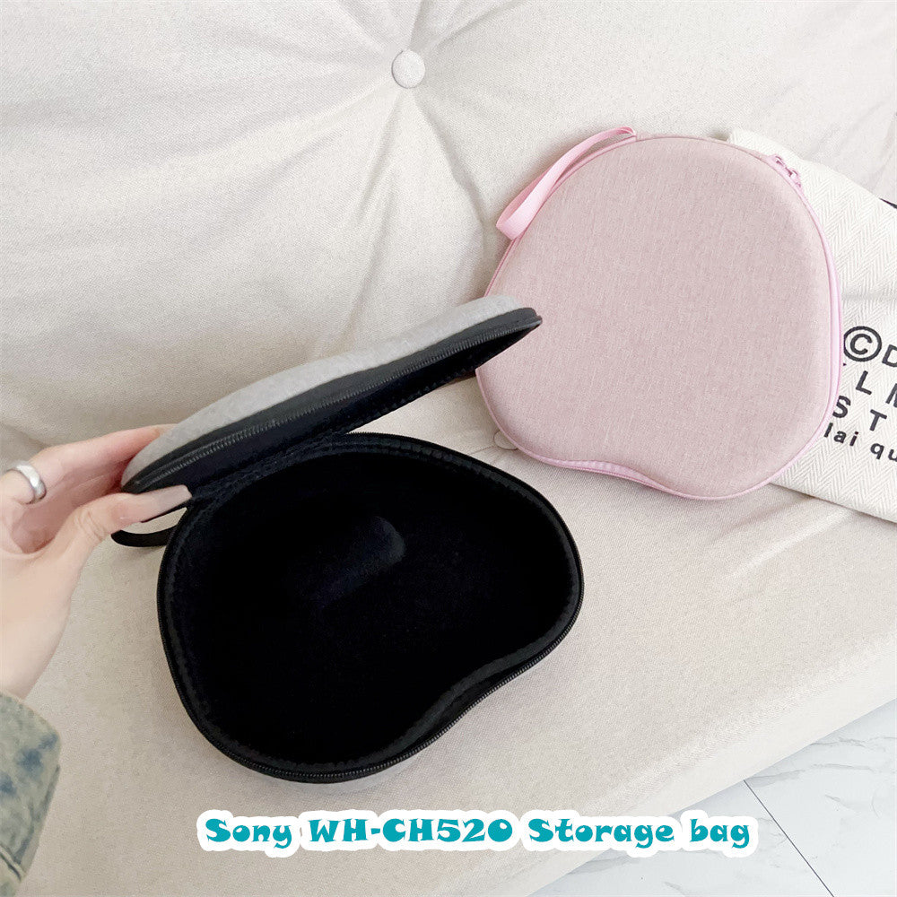 For Sony WH-CH520 Headphone Case Headset Earpads Storage Bag Casing Box