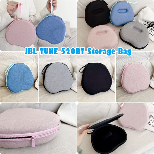 For JBL TUNE 520BT Headphone Case Headset Earpads Storage Bag Casing Box