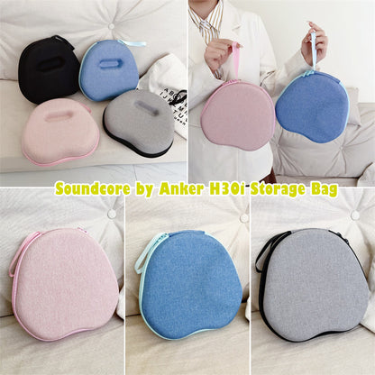 For Soundcore by Anker H30i Headphone Case Headset Earpads Storage Bag Casing Box