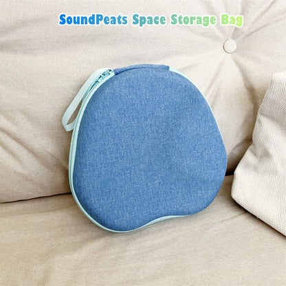 For SoundPeats Space Headphone Case Headset Earpads Storage Bag Casing Box