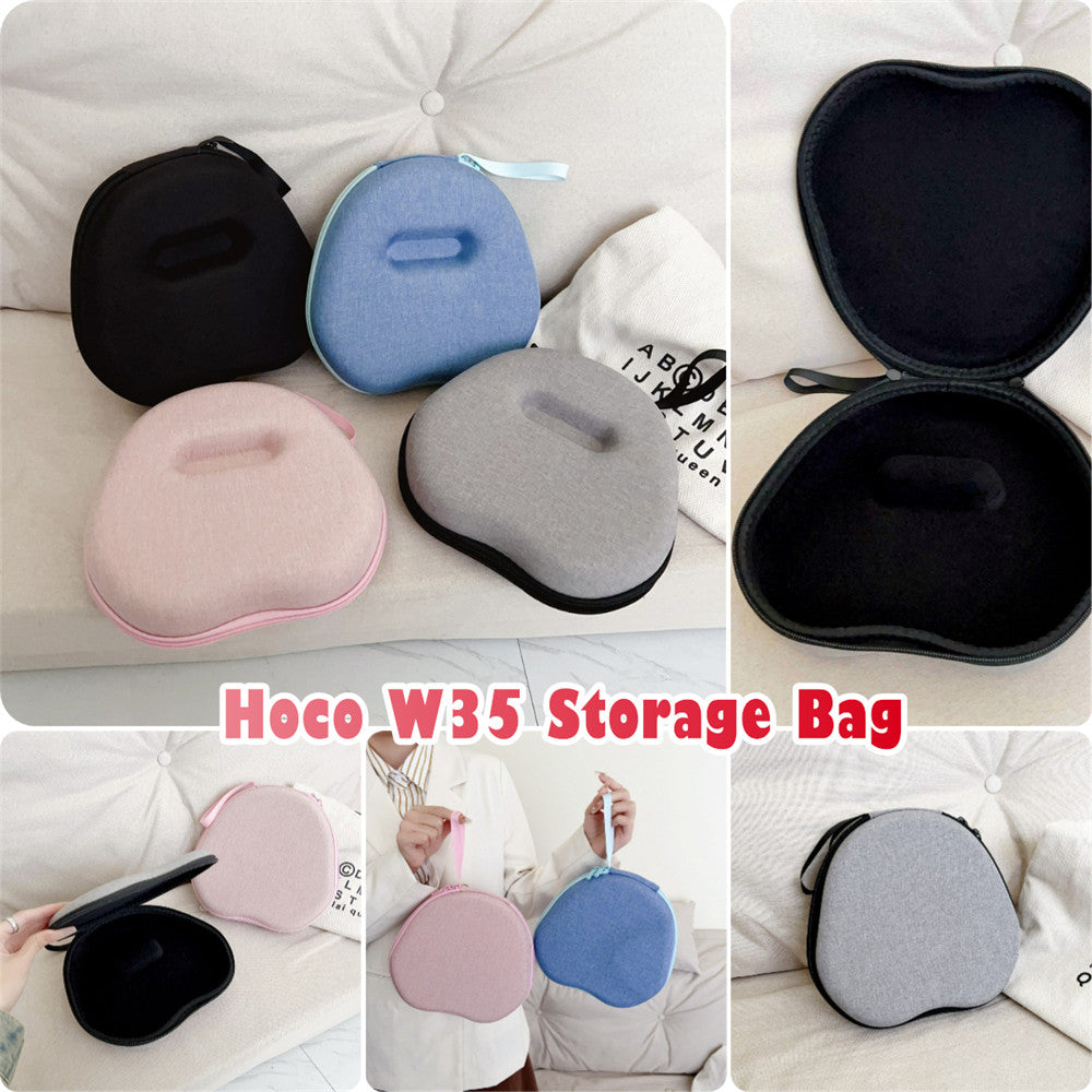 For Hoco W35 Headphone Case Headset Earpads Storage Bag Casing Box