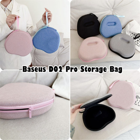 For Baseus D02 Pro Headphone Case Headset Earpads Storage Bag Casing Box