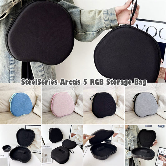 For SteelSeries Arctis 5 RGB Headphone Case Headset Earpads Storage Bag Casing Box