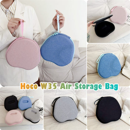 For Hoco W35 Air Headphone Case Headset Earpads Storage Bag Casing Box