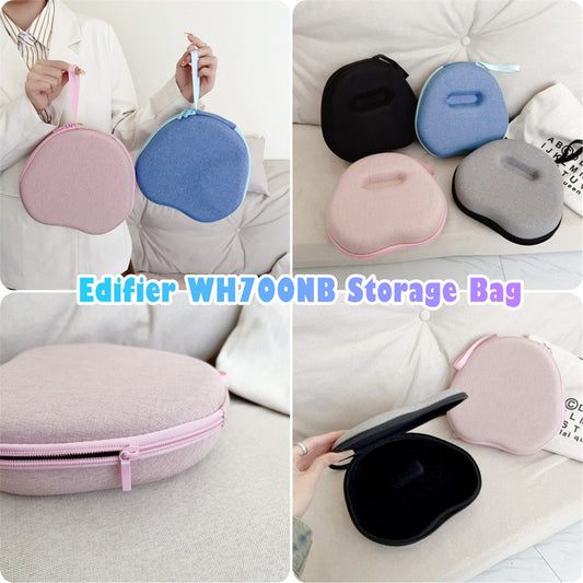 For Edifier WH700NB Headphone Case Headset Earpads Storage Bag Casing Box