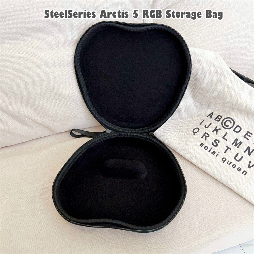 For SteelSeries Arctis 5 RGB Headphone Case Headset Earpads Storage Bag Casing Box
