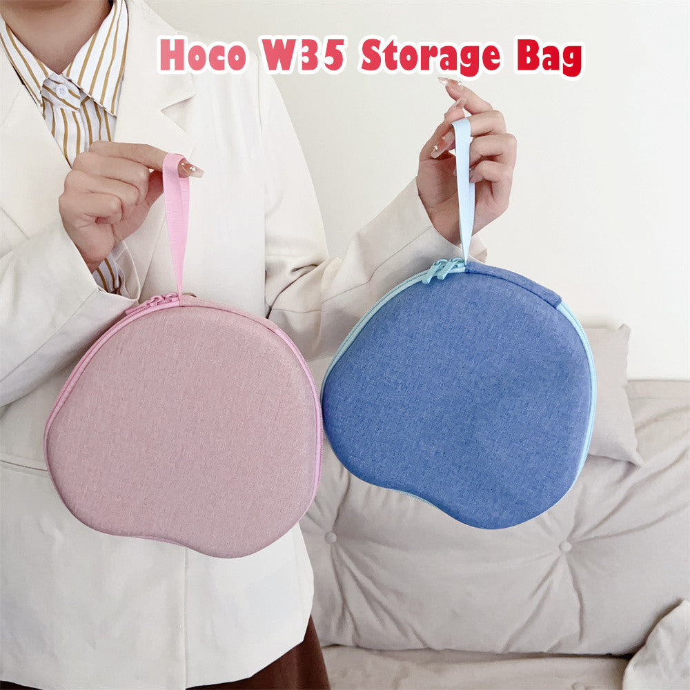 For Hoco W35 Headphone Case Headset Earpads Storage Bag Casing Box