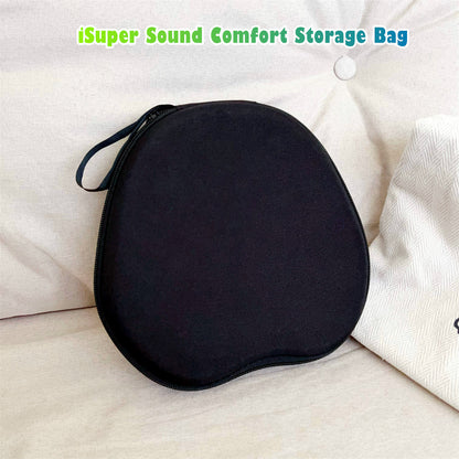 For iSuper Sound Comfort Headphone Case Headset Earpads Storage Bag Casing Box