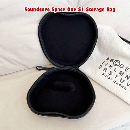For Anker Soundcore Space One S1 Headphone Case Headset Earpads Storage Bag Casing Box