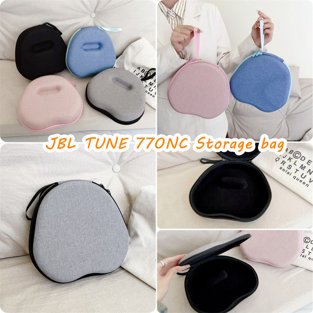 For JBL TUNE 770NC Headphone Case Headset Earpads Storage Bag Casing Box