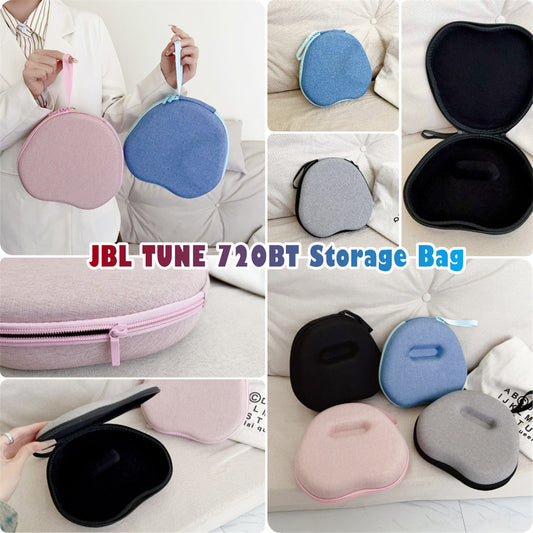 For JBL TUNE 720BT Headphone Case Headset Earpads Storage Bag Casing Box
