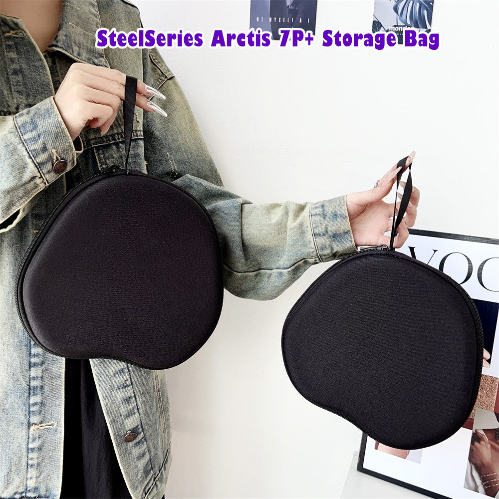 For SteelSeries Arctis 7P+ Headphone Case Headset Earpads Storage Bag Casing Box