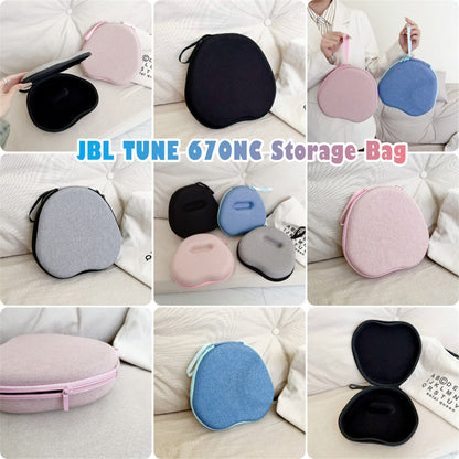 For JBL TUNE 670NC Headphone Case Headset Earpads Storage Bag Casing Box
