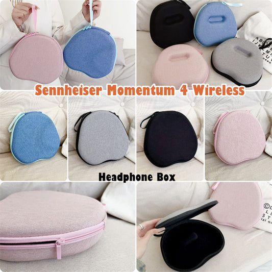 For Sennheiser Momentum 4 Wireless Headphone Case Headset Earpads Storage Bag Casing Box