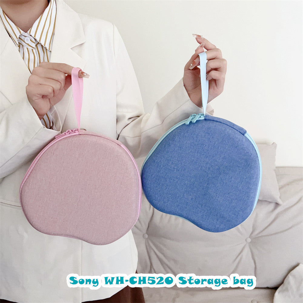 For Sony WH-CH520 Headphone Case Headset Earpads Storage Bag Casing Box