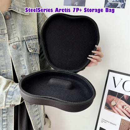 For SteelSeries Arctis 7P+ Headphone Case Headset Earpads Storage Bag Casing Box