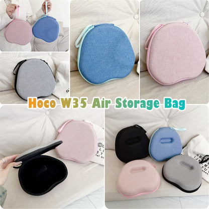 For Hoco W35 Air Headphone Case Headset Earpads Storage Bag Casing Box