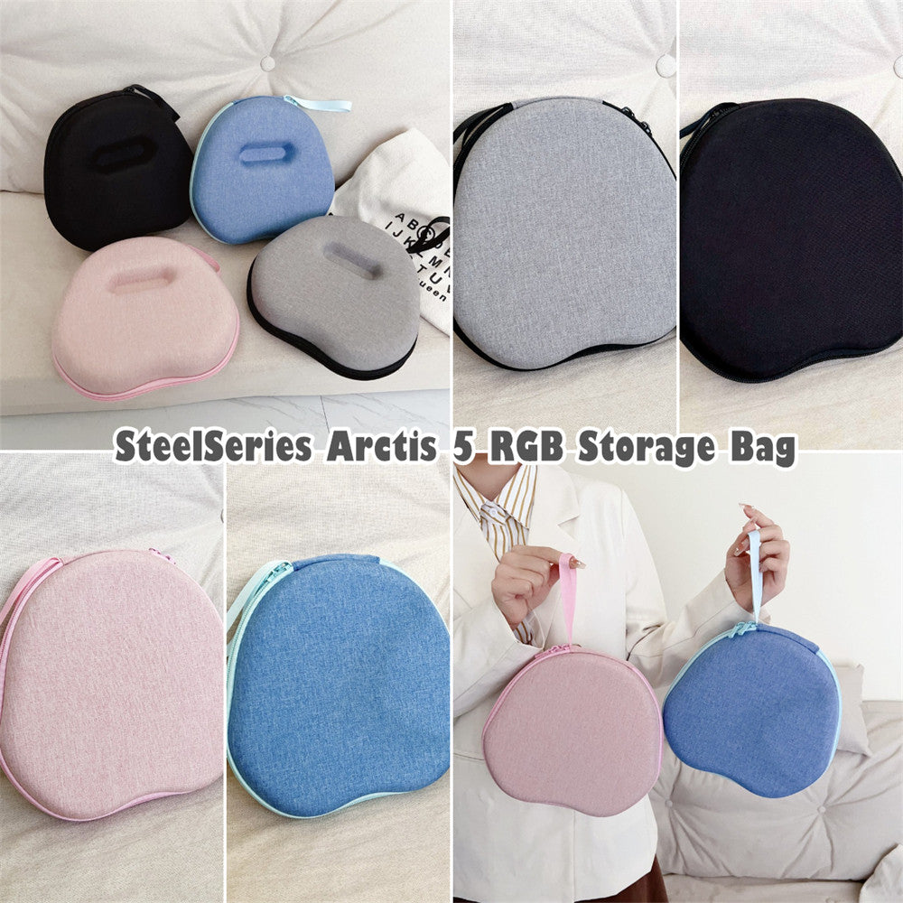For SteelSeries Arctis 5 RGB Headphone Case Headset Earpads Storage Bag Casing Box