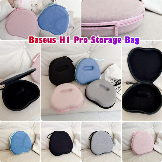 For Baseus H1 Pro Headphone Case Headset Earpads Storage Bag Casing Box