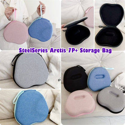 For SteelSeries Arctis 7P+ Headphone Case Headset Earpads Storage Bag Casing Box