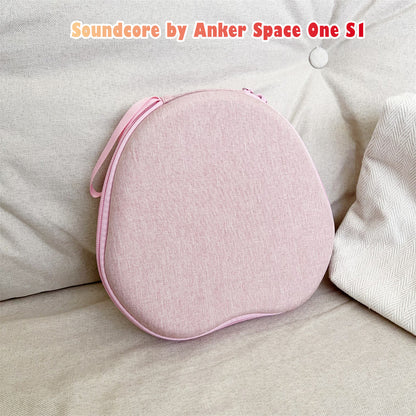 For Soundcore by Anker Space One S1  Headphone Case Headset Earpads Storage Bag Casing Box