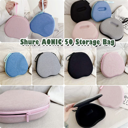 For Shure AONIC 50 Headphone Case Headset Earpads Storage Bag Casing Box