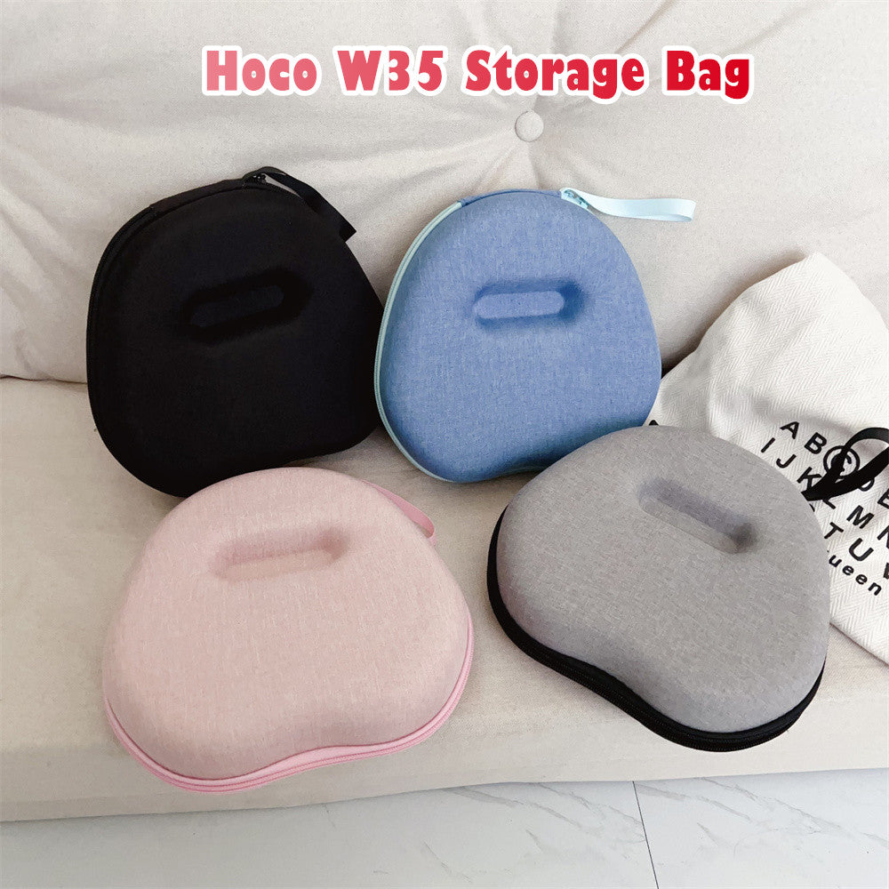 For Hoco W35 Headphone Case Headset Earpads Storage Bag Casing Box