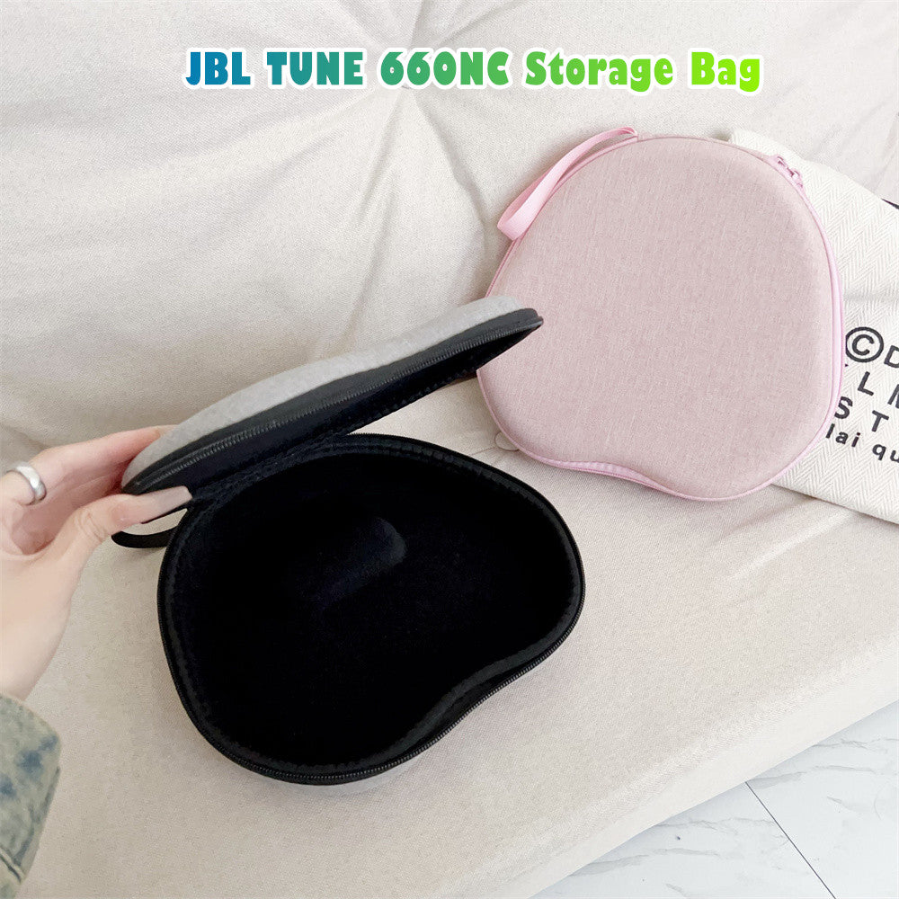 For JBL TUNE 660NC Headphone Case Headset Earpads Storage Bag Casing Box