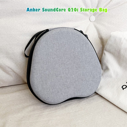 For Anker SoundCore Q20i Headphone Case Headset Earpads Storage Bag Casing Box