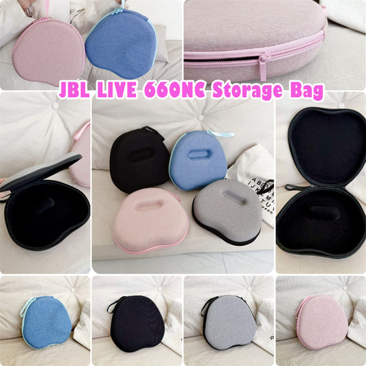 For JBL LIVE 660NC Headphone Case Headset Earpads Storage Bag Casing Box