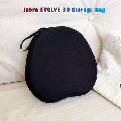 For Jabra EVOLVE 30 Headphone Case Headset Earpads Storage Bag Casing Box