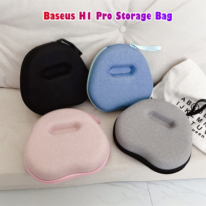 For Baseus H1 Pro Headphone Case Headset Earpads Storage Bag Casing Box