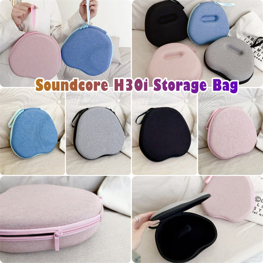 For Soundcore H30i Headphone Case Headset Earpads Storage Bag Casing Box