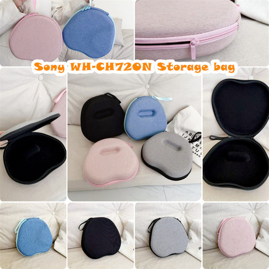 For Sony WH-CH720N Headphone Case Headset Earpads Storage Bag Casing Box